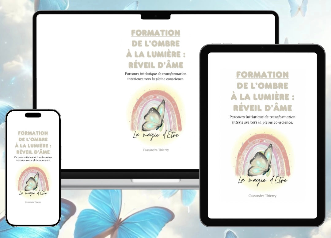 FORMATION - DE L’OMBRE À LA LUMIÈRE : RÉVEIL D’ÂME ✨ - Format PDF Téléchargeable 📚